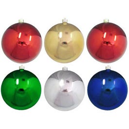 Solid Round Shatterproof Ornaments, 7.87-In.