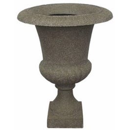 Urn Planter, Limestone Fiberglass, 24-In.