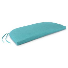 Uptown Bench Cushion, Turquoise, 18.5 x 35-In.