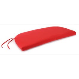 Uptown Bench Cushion, Red, 18.5 x 35-In.