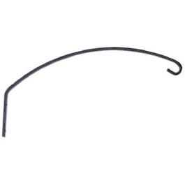 Contemporary Hanging Plant Bracket, Black, 12-In.