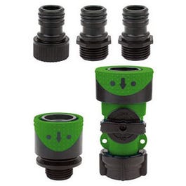 Full-Flow Quick-Connector Hose End/Faucet Set