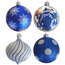 Decorated Shatterproof Ornament, Assorted, 5.9-In.