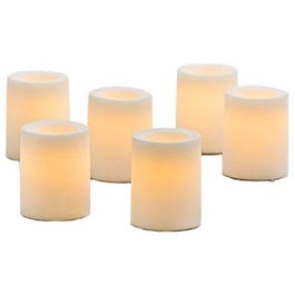 Flameless Candle, Votive, Cream Wax, 1.75-In., 3-Pk.