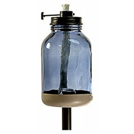 Glass Jar Torch, Adjustable Flame, Converts 3-In-1, 65-In.