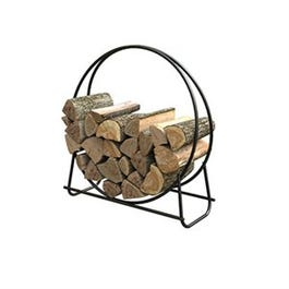 40-Inch Steel Fireplace Log Hoop